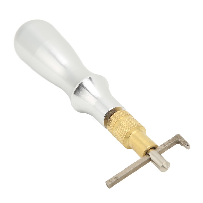 Leather Groover Professional Aluminum Handle Hand Made DIY Leather Craft