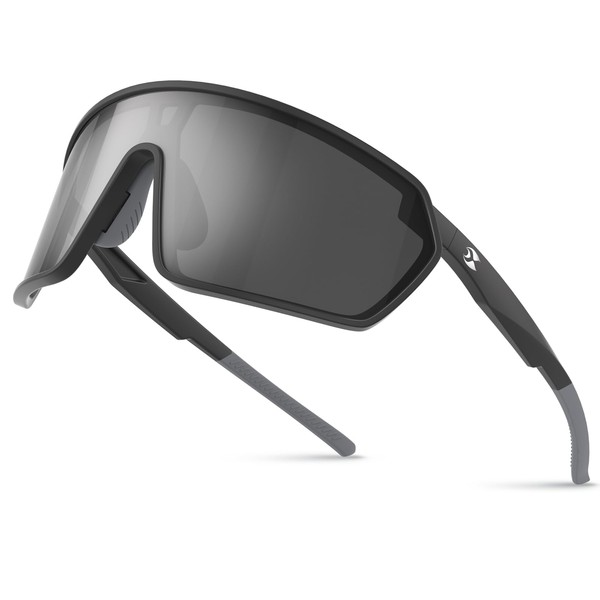Sports Cycling Sunglasses for Men: UV400 Protection Wrap Around Sun