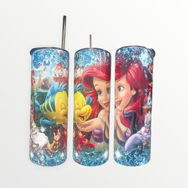 Sellrex Little Mermaid 20/30oz Insulated Skinny Tumbler Cup