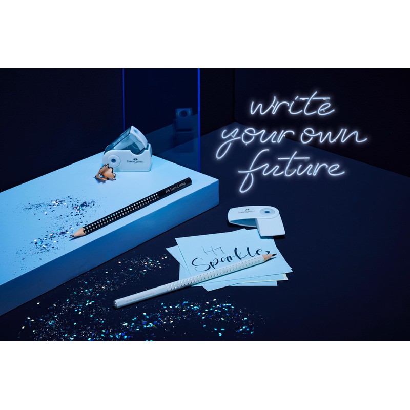 Faber-Castell 218472 - Sparkle Pencil Set with Sharpener, Eraser and