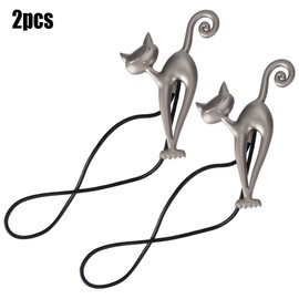 Metal Cat shape Magnetic Clip Curtain Holders Accessories
