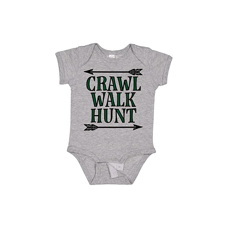 inktastic Bow Hunting Crawl Walk Hunt Baby Bodysuit 6 Months