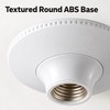 2-Pack E26/E27 Lamp Bulb Holders for Indoor Lighting – White