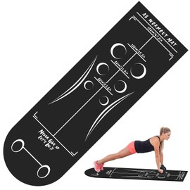 NELOMO Abdominal Exercise Mat Ab Workout Mat Rubber Non-Slip Abdominal Exercise Mat Ab Roller Mat 71”X 23.6” Heavy Ab Training Mat AB Workout Must Have for Fitness Gym