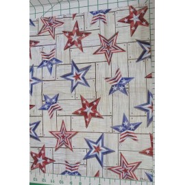 Celebrate the Home Three Decorative Hostess Napkins for Decoupage "Patriotic Barn Star"