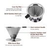 YiiMO Pour Over Coffee Dripper Filter, 1-4 Cups Double Mesh