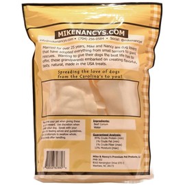 Mike & Nancy's Gourmet Pet Treats Classic Comfort Beef Chew Chips, 85% Protein, 16 oz, USA Made