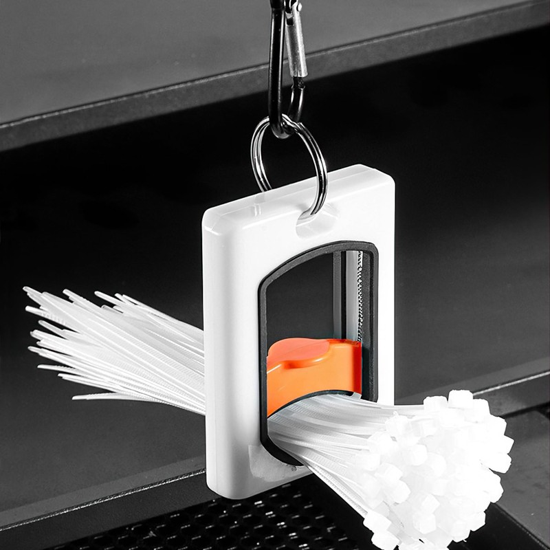 Pack of 3 Cable Tie Holder, White Fluorescence Cable Tie