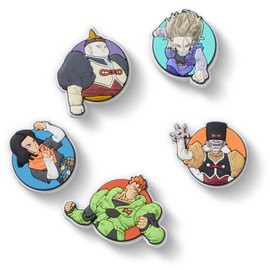 Crocs Jibbitz Dragon Ball Z Anime Shoe Charms, DBZ Villains, 5-Pack