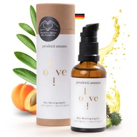 Prodotti Amano Skincare - Organic Facial Cleansing I Test Winner I Natural Organic Cleansing Oil I Removes Sebum, Makeup & Impurities I For Sensitive Skin I Organic Skin Care