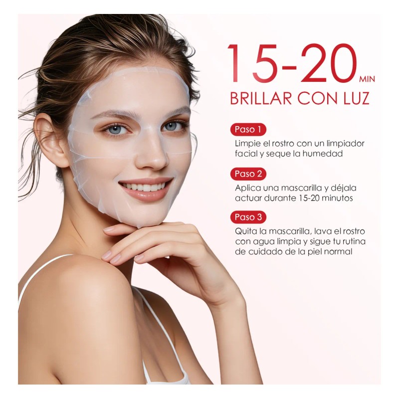 Mascarilla 7pcs Facial Granada Hidratante