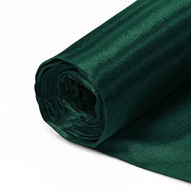 Horbaunal Hunter Green Satin Fabric, 60" Wide, 2 Yards, Soft Charmeuse Satin Fabric for DIY Crafts Decorations Costume
