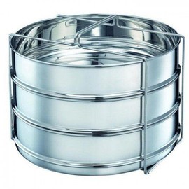 Stainless Steel Pressure Cooker Steamer Insert Pot - Instant Pot Accessories - FITS cooker 6.5 quarts and above - Single Size fits all