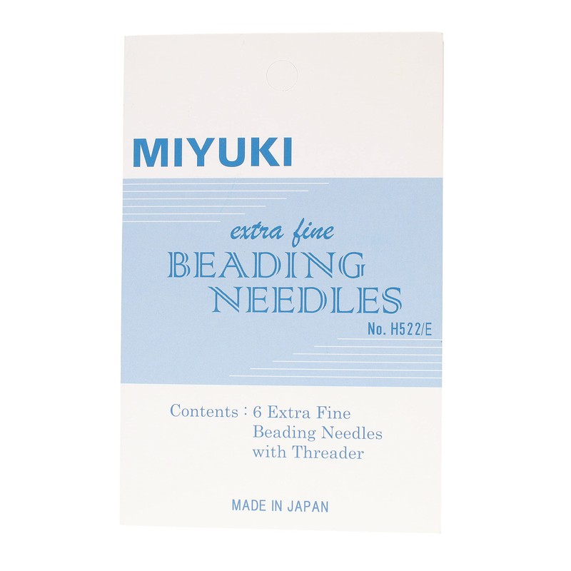 Miyuki Extra-Fine Beading Needles – 6 Pack, Assorted Sizes, 0.4mm