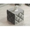 Unbranded Tissue Box cover 3D printed with a pillow look.
