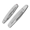 2pcs Exterior Chrome Door Handle ABS Plastic Automotive Outside Door