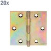 Hinge Rectangular 64 x 64 mm / 20 STK. Oberflaeche: