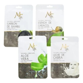 4pzs Exfoliante Facial Hidratante Skincare, Hidrata. Mc Life Paquete 4 Piezas                                                                         