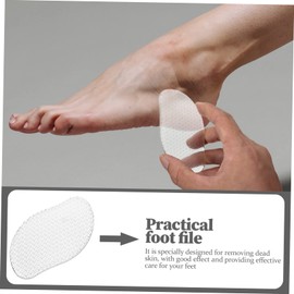 Healeved 5pcs Exfoliating Pedicure Foot Remover Foot Sole Exfoliating Trimmer Pedicure Foot Rasp Foot Grater Pedicure Tools for Feet Glass Remover Multifunction Manicure Tools White