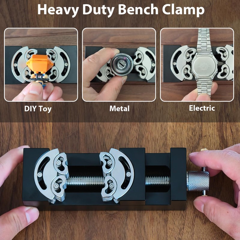 Smart Bench Vise Clamps, Heavy Duty Fractal Bench Clamp, Home