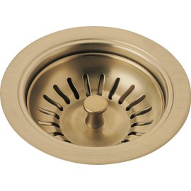 Delta Faucet 72010-CZ Flange and Strainer, Kitchen Sink, Champagne Bronze