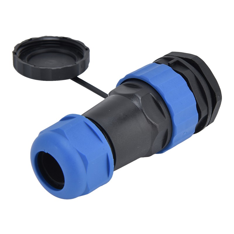 Waterproof Connector Back Nut IP68 Aviation Power Socket 5A for