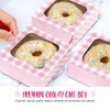 Anniversary House 3-pack Pink Treat Boxes, Gingham and Polka Dot