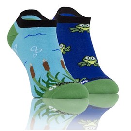 sesto senso Funny Trainer Socks Cotton Colourful Socks Women Men 1-3 Pairs Funny Socks, Frogs