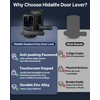 HIDALIFE Keyless Entry Door Lock with Keypad and Handle for