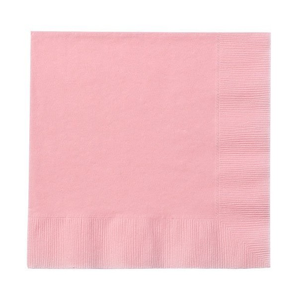 Light Pink 2 Ply Luncheon Napkins 20 Per Pack