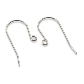 Hackberry Creek 100 Tall Stainless Steel Ear Wires – Hypoallergenic