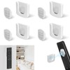 4pcs Improved Strong Magnetic Remote Control Holder,Wall Mounted Remote Control