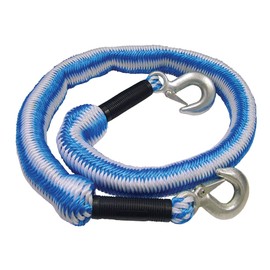 Faithfull FAIAUTRELAST Tow Rope Expanding 4M Metal Hooks 3 Ton