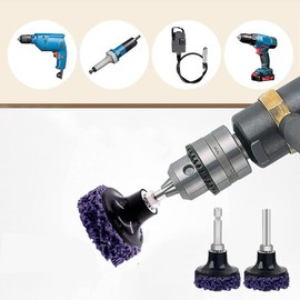 10 Pieces CSD Disc 50 mm Sanding Disc Coarse Sanding Disc Cleaning Disc Set with Disc Pad Holder and Connection Rod for Surface Processing Polishing Rust Removal