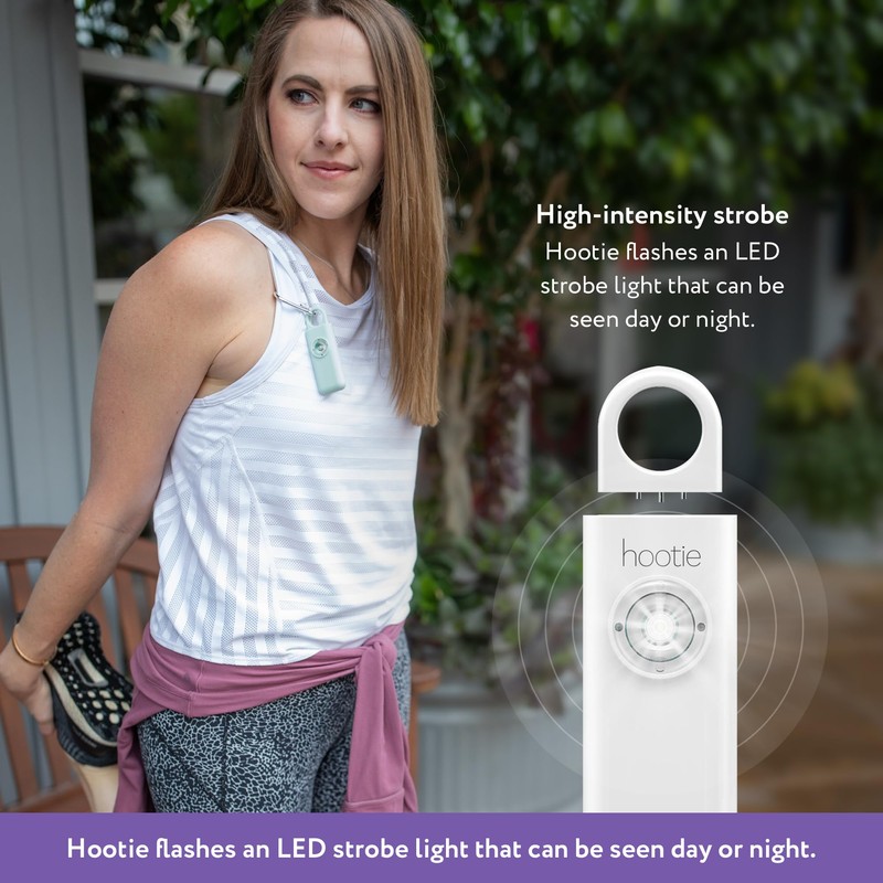 Hootie Personal Safety Alarm for Women, Men, & Kids -