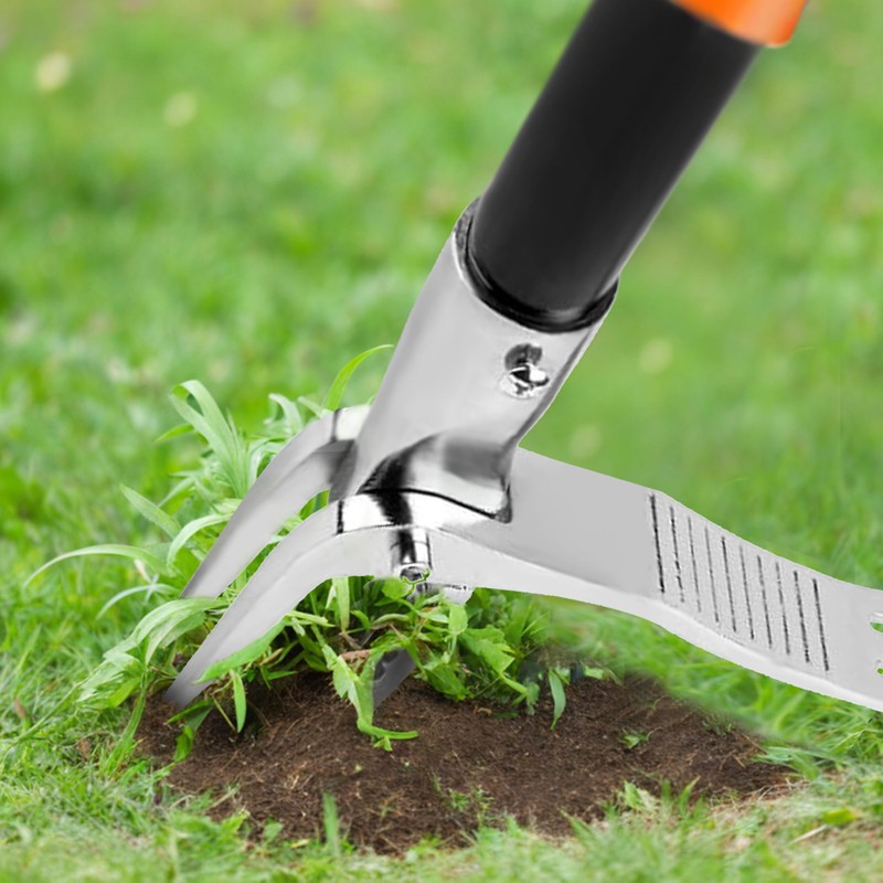 50” Weed Puller Tool, Heavy-Duty Weeder Tool with Long Handle,