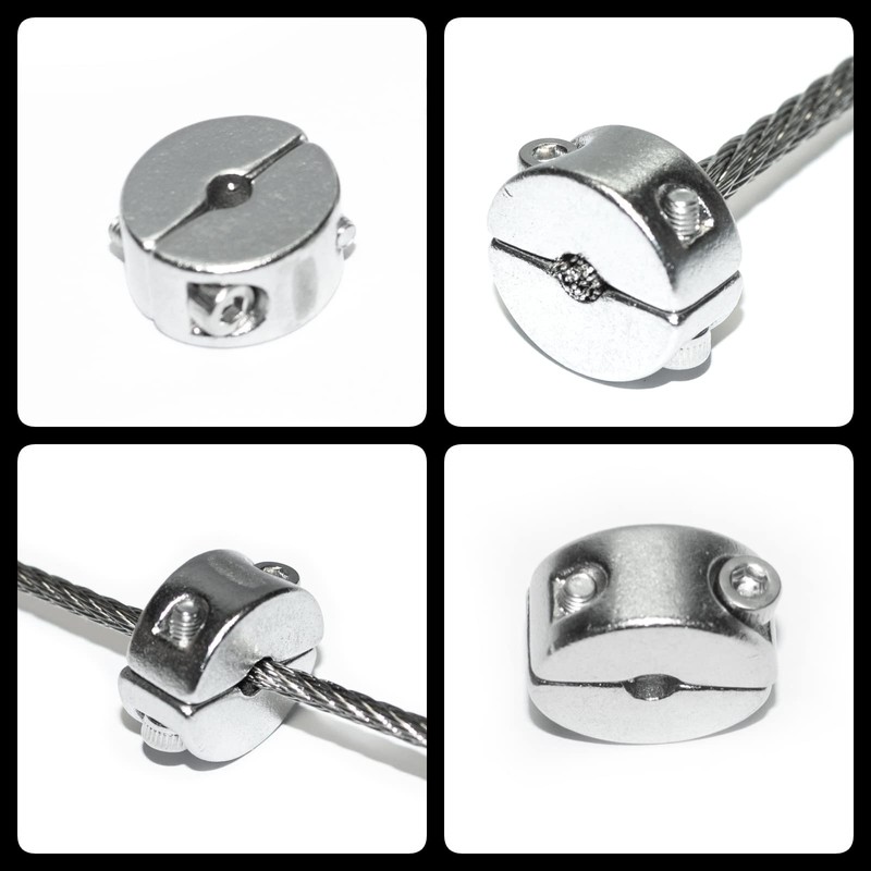 Stop Clamp (Separable) Made of Stainless Steel V4A - Rope