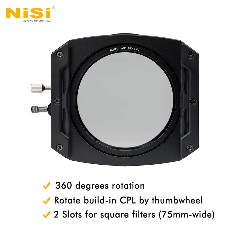NiSi M75 Filter Holder Kit 75 mm System - Includes