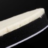 Dophee 4" Buffing Wool Pad Kit, Auto Woolen Polisher, 2Pcs