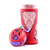 Zulu Torque BPA-Free Plastic Water Bottle with Flip Straw, Pink,