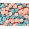 Bayside Candy Gummy Candy, Nonpareils Coated Gummies (Pink and Blue