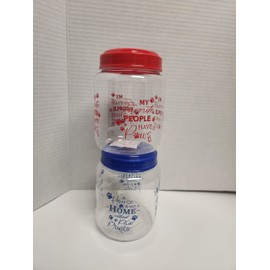 CACB 2CT Greenbrier International Dog BPA Free Plastic Airtight Pet Treat Storage container, wording may vary, plus (Bonus Gift)