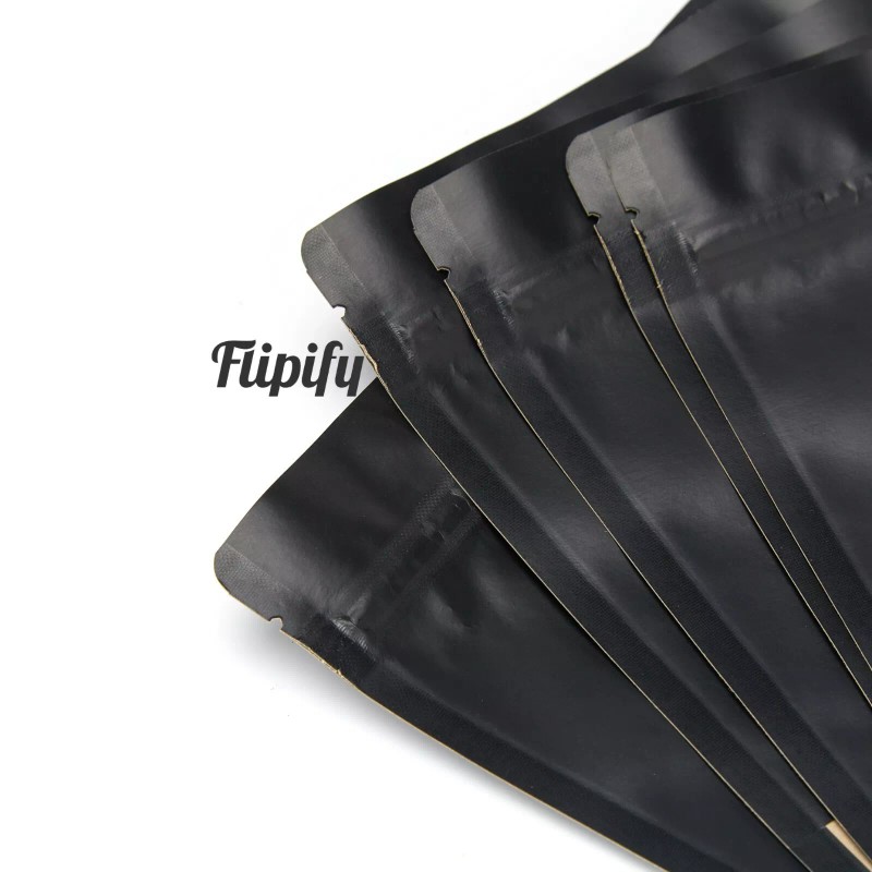 Flipify 7x9.8 Smell Proof Large Bags Zip Resealable Window Stand