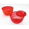 Contemporary Department Vegetable Colander, Apple Salad Spinner, Small, Green K333-GR