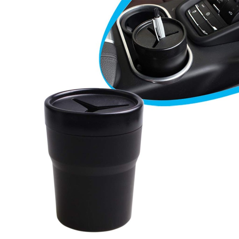 Car Multifunction Holder Mini Pen Tissue Coin Box Black Auto