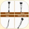 4 Pack Fan Brush for Mascara, Folding Angle Mascara Brush