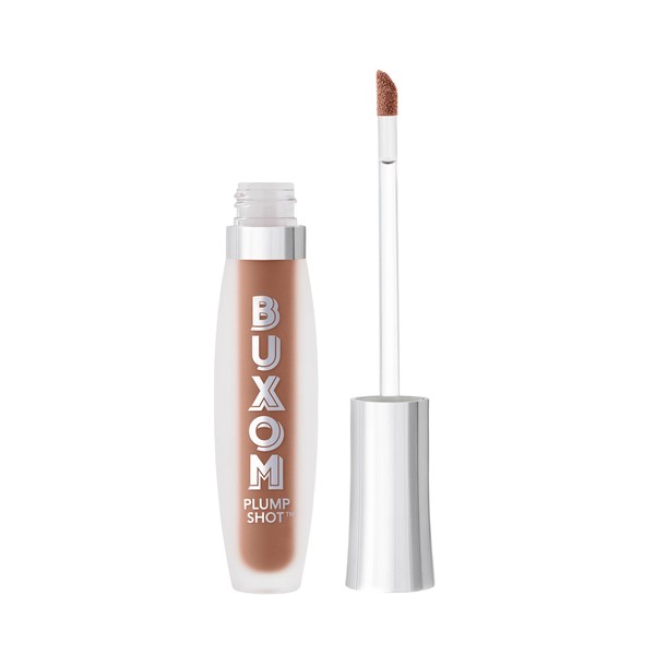 BUXOM Plump Shot Collagen-Infused Lip Serum, Tinted Lip Plumping Gloss, Formulated with Collagen, Peptides, Hyaluronic Acid, Avocado & Jojoba Oil