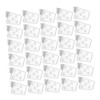 Gadpiparty 40Pcs Adjustable Clear Fridge Divider Set Durable Organizers for