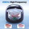 Ultrasonic Retainer Cleaner with UV Light - 2 Modes, 200ml,