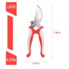 Leize Garden Pruning Shears, Premium Multi-Function Antiskid Stainless Steel Floral